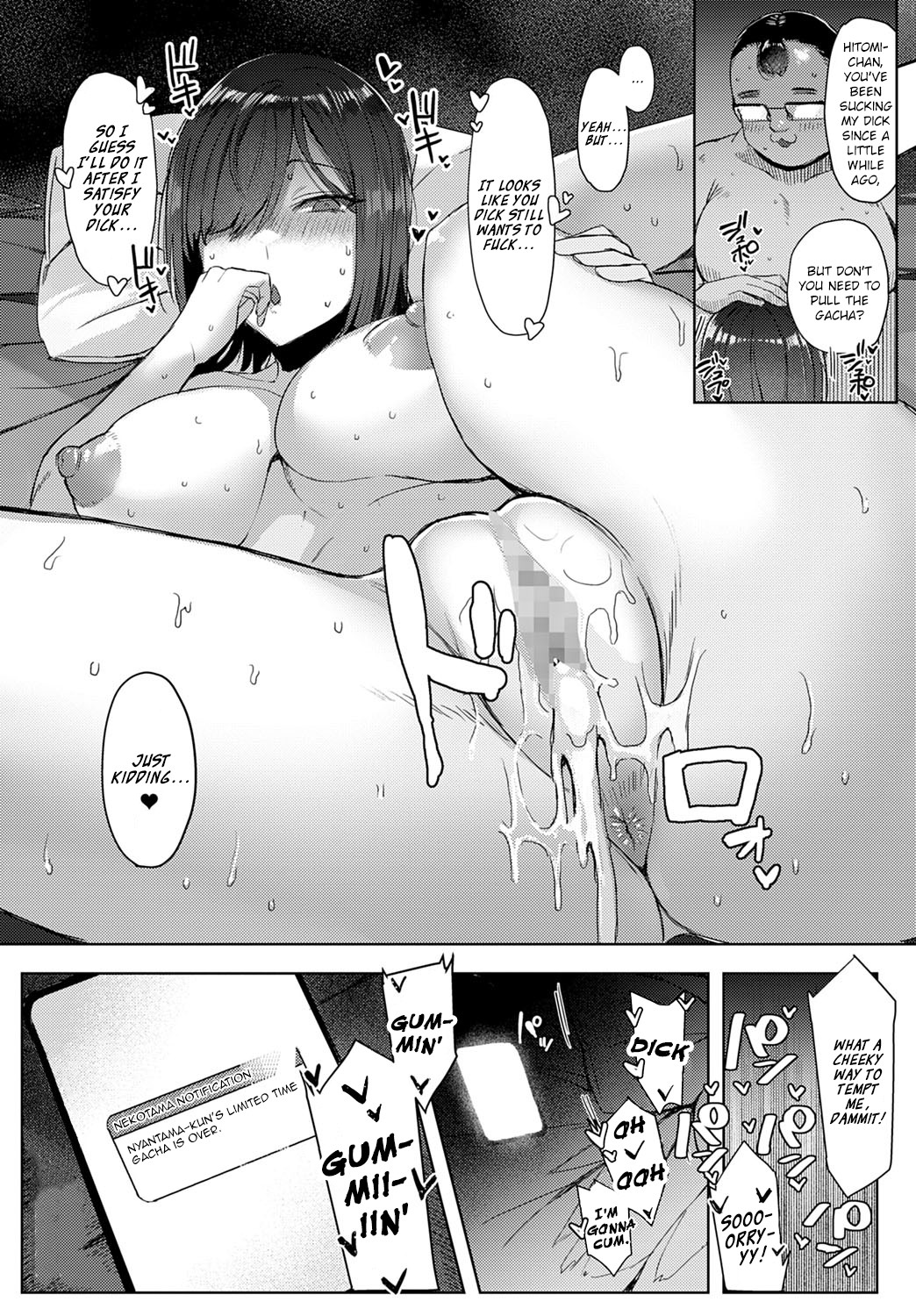 Hentai Manga Comic-Yo, Hitomi-chan Says She's Doing Sugar Dating to Roll Her Favorite Character-Read-22